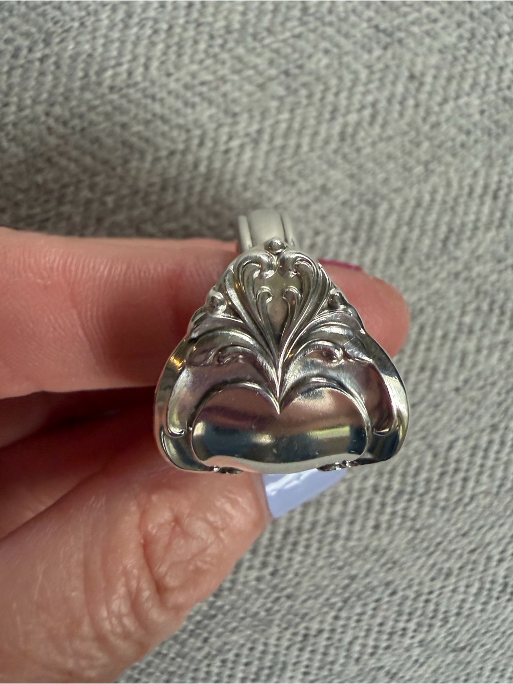 Handmade Spoon Ring - Picture 9 of 11
